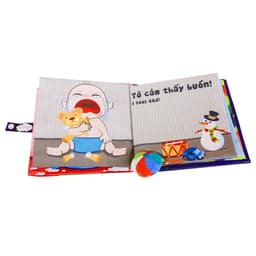 Thumbnail Bộ Sách vải Lalala baby Song Ngữ Bé Yêu Thích Nhất [Tủ Sách Shop Bố Ken] 3