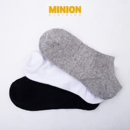 Thumbnail Tất cổ ngắn nam nữ MC21.STUDIOS trơn chất vải mềm thoáng khí unisex nam nữ vớ phong cách Hàn Quốc S2904 2