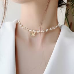 Thumbnail OIMG  Vòng tay ngọc trai bướm Baroque ngọc trai tự nhiên 1