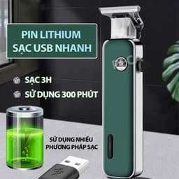 Thumbnail Tông đơ chấn viền cao cấp Kemei KM-5098 thiết kế độc đáo kết hợp cạo đầu, khắc tóc, fade trắng chân tóc- Hàng chính hãng 4
