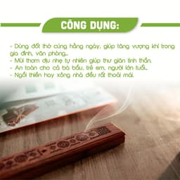 Thumbnail Nhang Sạch An An hương Quế, Khuynh Diệp Hộp 180 - 200 Nén, Dài 29cm Và 38 Cm. 4