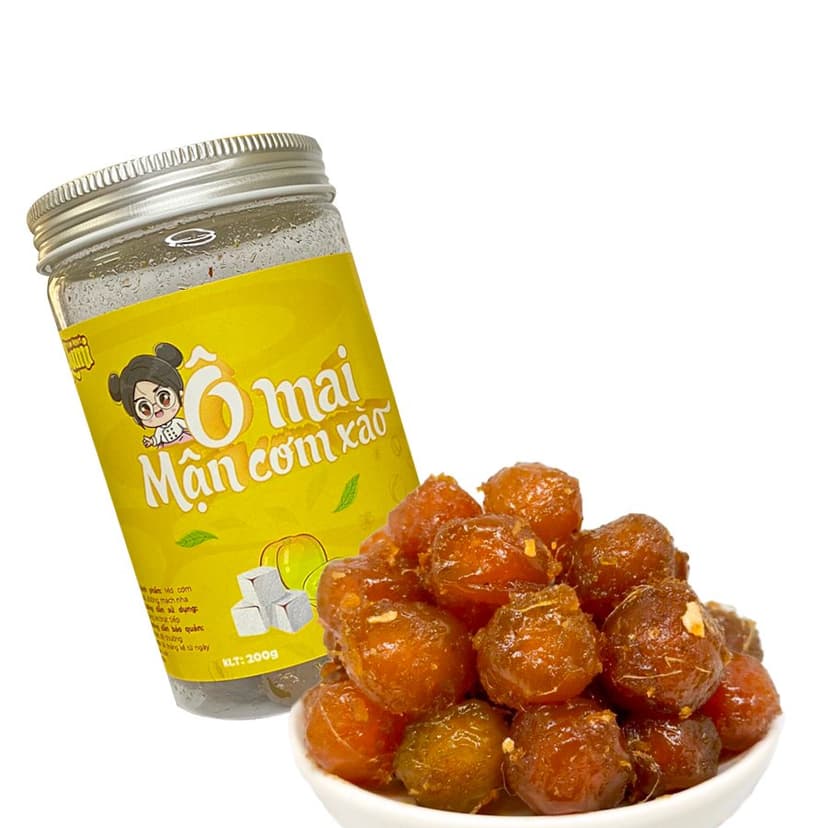 Ảnh Mận cơm Trạm ngọt Yumi ô mai xào cay ngọt ăn vặt thơm ngon 2