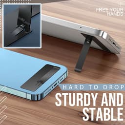 Thumbnail Giá đỡ điện thoại HDOORLINK bằng thép không gỉ siêu mỏng có thể gấp gọn tiện dụng cho Samsung Huawei Xiaomi 3