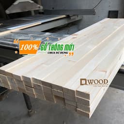 Thumbnail Thanh gỗ thông dài KT 2x4cm đã xử lý 4 mặt - Chiều dài tự chọn Dwood 4