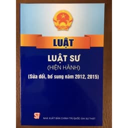 Thumbnail Sách - Luật Luật sư (Hiện hành) (NXB Chính trị quốc gia Sự thật) 2