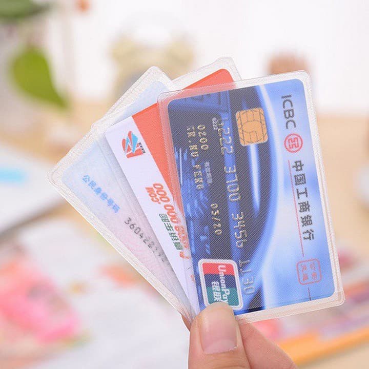 Ảnh 4 Vỏ Bọc - Taky, Thẻ Căn Cước Công Dân, Thẻ ATM, Thẻ Sinh Viên, Thẻ Nhân Viên, Bảo Vệ Thẻ Cho Sạch Sẽ, Vệ Sinh 5959Set4 2