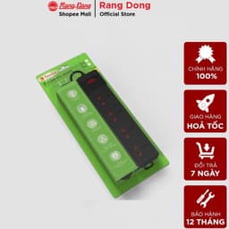Thumbnail Ổ cắm đa năng có màn che bảo vệ 4 Ổ dây dài 3M/5M nhựa ABS chống cháy, tự ngắt khi quá tải Rạng Đông - Model:OC02 4C/10A 1