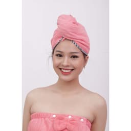 Thumbnail Mũ quấn làm nhanh khô tóc POÊMY SỌC GÂN KT 23x65cm 3
