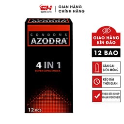 Thumbnail COMBO Bao cao su Azodra Gân Gai và BCS Rocmen kéo dài thời gian Cao Cấp -GEMHOME 2