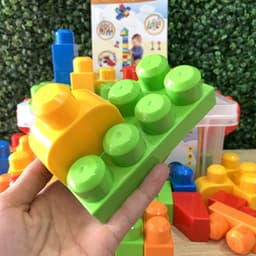 Thumbnail Đồ Chơi Xếp Hình VIJAGO 50 Chi Tiết Có Hộp Đựng Tiện Lợi 2