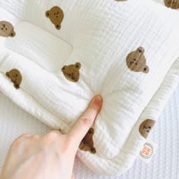 Thumbnail Gối lõm chống bẹp đầu chữ nhật PETIT BEBE muslin thấm hút thoáng khí cho bé từ 3 tháng tuổi 3
