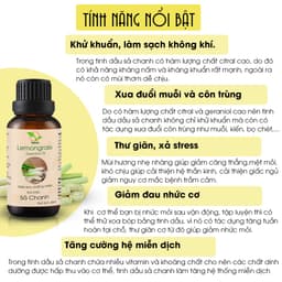 Thumbnail Tinh dầu Sả Chanh nguyên chất TAMAS, Tinh dầu thơm phòng, treo xe ôtô dùng cho đèn xông, máy khuếch tán tinh dầu. 4