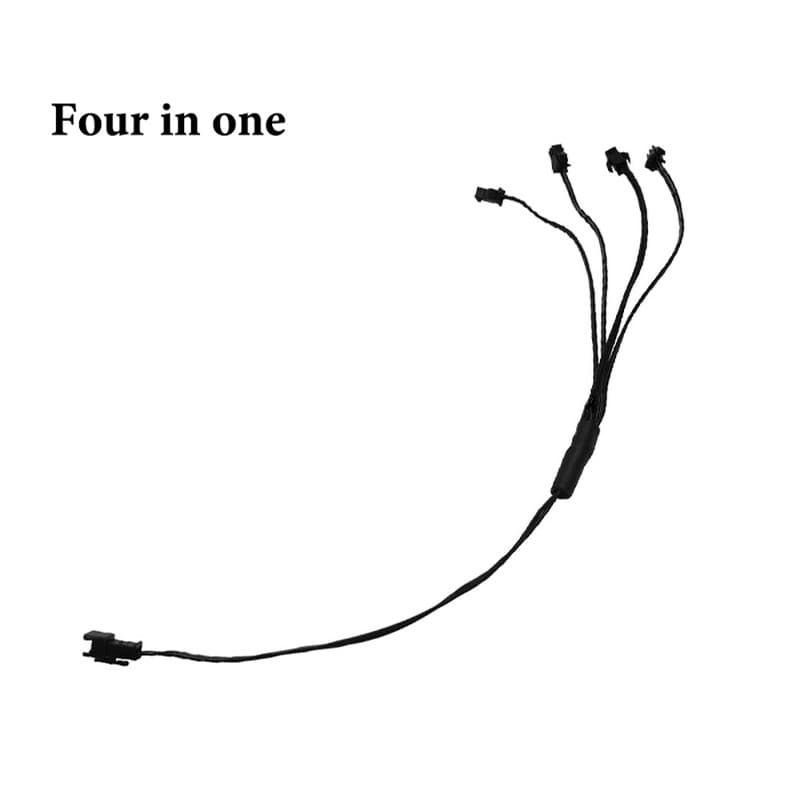 Ảnh Dây nối EL LYMOYO 1-5M USB 2V chuyển đổi 1 đầu sang nhiều đầu/đầu bật lửa/hộp pin 2AA cho ô tô 4