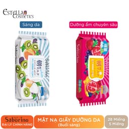 Thumbnail Mặt Nạ Dưỡng Ẩm Làm Sáng Da Buổi Sáng Saborino Morning Facial Sheet Mask 1