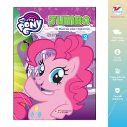 Thumbnail Bộ Sách Tô Màu My Little Pony Jumbo Tô Màu Và Các Trò Chơi 2