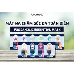 Thumbnail Mặt Nạ Giấy Chăm Sóc Da Toàn Diện Foodaholic Mask 23g 2