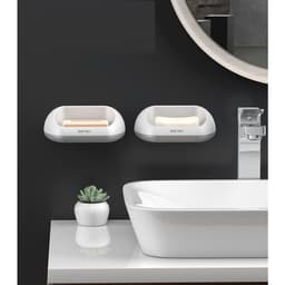 Thumbnail Kệ Để Xà Bông Nhà Tắm OENON Chất Liệu Nhựa ABS Dán Tường Gạch Men 2
