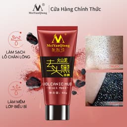 Thumbnail MeiYanQiong Mặt nạ bùn núi lửa Sâu làm sạch lỗ chân lông co lại Loại bỏ mụn đầu đen 60g 1