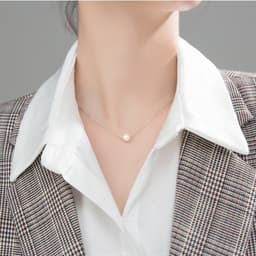 Thumbnail Dây Chuyền Bạc s925 Xỏ Ngang - Ngọc Trai Trường Thịnh 2