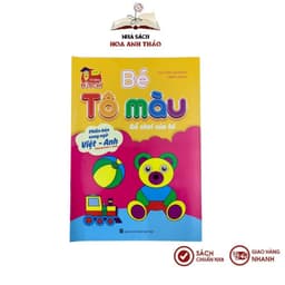 Thumbnail Sách Tô Màu - Bé Tô Màu Phiên Bản Song Ngữ Việt Anh Dành Cho Bé Từ 3-6 Tuổi Nhiều Chủ Đề Tự Chọn 1
