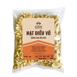 Thumbnail Hạt Điều Tách Vỏ Loại Vỡ DK Harvest - Túi 250g, 500g - Hạt dinh dưỡng tác dụng giảm cân, làm sữa, chế biến granola 2