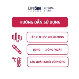Thumbnail LiveSpo DIA 30 - Giảm Triệu Chứng Tiêu Chảy Cấp (10 ống x 5ml) 4