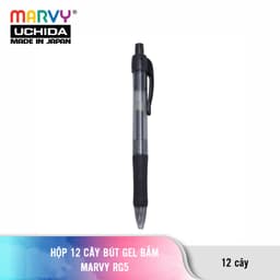 Thumbnail Hộp 12 cây Bút gel bấm Marvy Uchida RG5 ngòi 0.5mm 1