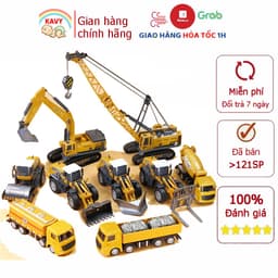 Thumbnail Đồ chơi mô hình xe công trình KAVY bằng hợp kim và nhựa an toàn cho trẻ 1