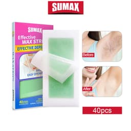 Thumbnail SUMAX Sáp tẩy lông lô hội tự nhiên, có tác dụng trong 6 tuần, làm sạch chân lông mà không gây kích ứng, miếng dán tẩy lông không đau cho chân/tay/vùng bikini 40pcs 1