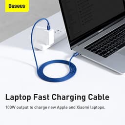 Thumbnail Baseus Dây Cáp Sạc Nhanh 5a usbc 100w cáp sạc nhanh cho ip 15 xiaomi samsung huawei 2