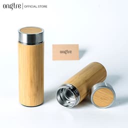Thumbnail Bình giữ nhiệt ONGTRE vỏ tre du lịch, tiện lợi 350/500ml 1