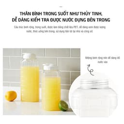 Thumbnail Bình đụng nước Lock&Lock Chess Water Bottle HAP810 (1L) HAP812 (1.5L) - K-MALL 1