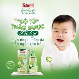 Thumbnail Sữa tắm gội thảo dược Ích Nhi cho bé chai 200ml phòng cảm lạnh, ngừa rôm sẩy, mẩn ngứa, dưỡng da mềm mịn cho bé 4