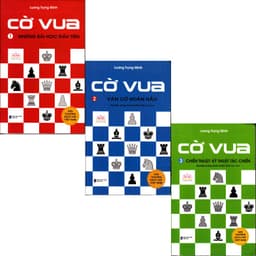 Thumbnail Sách - Combo bộ Cờ vua Những bài học đầu tiên (Tập 1), Ván cờ hoàn hảo (Tập 2), Chiến thuật: Kỹ thuật tác chiến (tập 3) 1