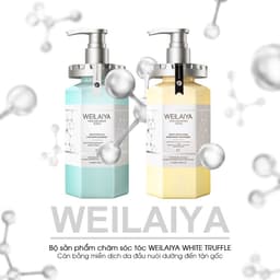 Thumbnail Cặp dầu gội xả phục hồi Weilaiya chiết xuất nấm Truffle giúp chống lão hóa da đầu và mượt tóc cho tóc hư tổn 450ml 4