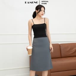 Thumbnail Áo hai dây thun nữ cao cấp KAMONG vải cotton 100% co dãn tốt A133 4