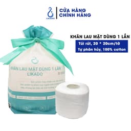 Thumbnail Khăn lau mặt dùng 1 lần spa 50/80 khăn LIKADO kích thước (20x20cm) 2