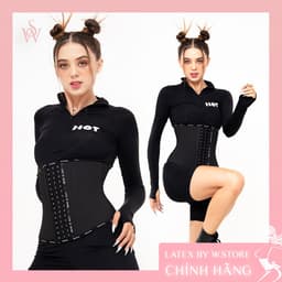 Thumbnail Đai Nịt Bụng Latex WSTORE 25 Xương Lưới - Thông Hơi Thoáng Khí - Latex Chuẩn Chính Hãng 2