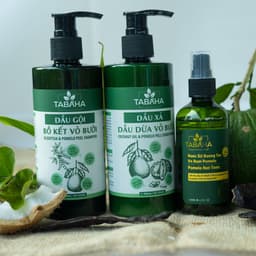 Thumbnail Combo Dầu Gội Dầu Xả Và Xịt Dưỡng Tóc Bồ Kết Vỏ Bưởi Tabaha Cho Tóc Rụng, Tóc Khô, Mọc Tóc Nhanh 2