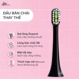 Thumbnail Đầu bàn chải điện Maxcare Hera Whitening SE chính hãng, sợi Dupont cao cấp, kháng khuẩn 2