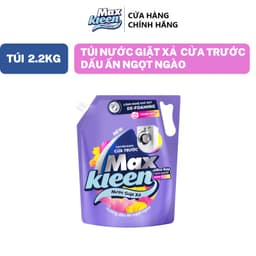 Thumbnail Túi Nước Giặt Xả MaxKleen chuyên dụng Cửa Trước 2.2kg Hương Nước hoa huyền diệu/Dấu ấn ngọt ngào 3