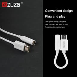 Thumbnail Jack chuyển đổi tai nghe type c sang 3.5 chính hãng ZUZG YL2 4