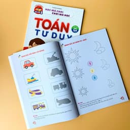 Thumbnail Sách - Toán Tư Duy Phiên Bản Mới 124 Trang - Dành Cho Trẻ 4-6 Tuổi 1