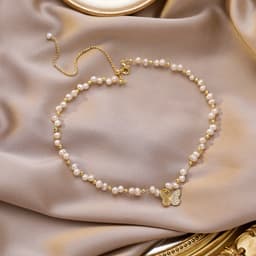Thumbnail OIMG  Vòng tay ngọc trai bướm Baroque ngọc trai tự nhiên 3