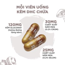 Thumbnail Viên uống Bổ sung Kẽm DHC Zinc 30 Ngày (30 Viên) 2