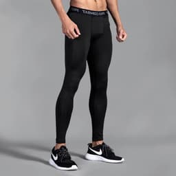Thumbnail Quần Giữ Nhiệt Quần Legging Nam Màu Đen Chuyên Tập Gym Chạy Bộ Đá Bóng YINGHU 4