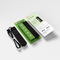 Thumbnail Ổ cắm đa năng có màn che bảo vệ 4 Ổ dây dài 3M/5M nhựa ABS chống cháy, tự ngắt khi quá tải Rạng Đông - Model:OC02 4C/10A 3