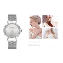 Thumbnail Đồng Hồ Quartz CRRJU Chống Thấm Nước Chất Liệu Thép Không Gỉ 2122X 4