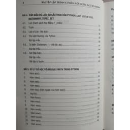 Thumbnail Sách - Bài tập lập trình cơ bản với ngôn ngữ Python 3