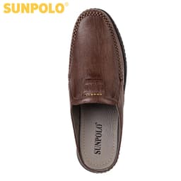Thumbnail Giày sục nam Da bò SUNPOLO đi làm công sở đi chơi SUT327 4